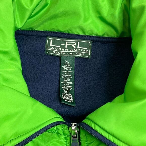 Lauren Ralph Lauren active green and blue full zip jacket size XL - Picture 10 of 16